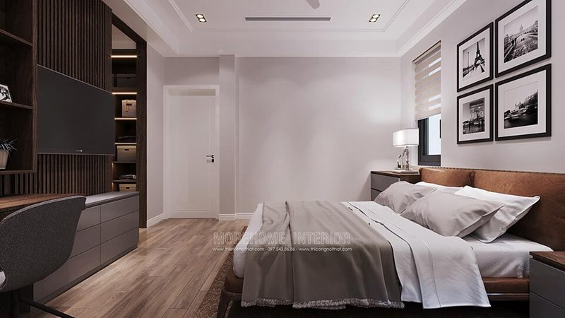 Trang trí nội thất phòng ngủ đẹp với sản phâm tranh canvas size nhỏ