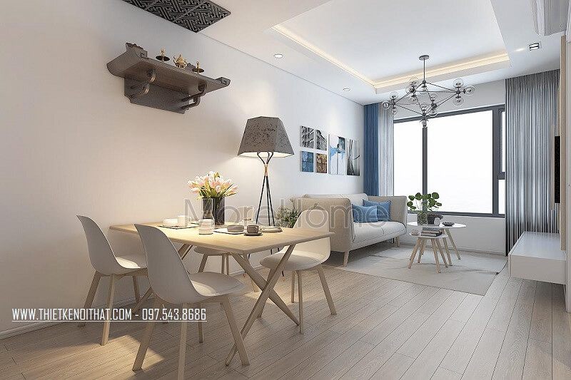 Mẫu bàn thờ đẹp với thiết kế nhỏ gọn, chắc chắn được đóng tại xưởng gỗ nội thất MoreHome